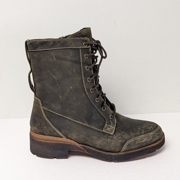 Timberland Gracelyn Waterproof Mid Boots, Dark Green, Women's 8.5 M - Picture 2 of 6